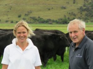 'Georgie and Walter Cameron are delighted with their Angus beef breeding programme' small ‘Georgie and Walter Cameron are delighted with their Angus beef breeding programme’ small